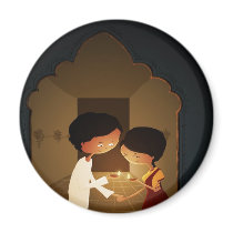 Diwali Diya imanes