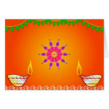 Diwali feliz - tarjeta