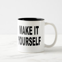DIY le hacen usted mismo la taza de café