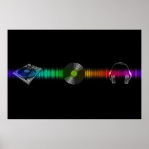DJ - 16 von HOLLYWOODPIXEL Posterdruck
