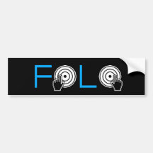 DJ FoLo Pegatina De Parachoque