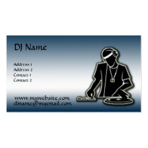 DJ - Mejorado Tarjetas De Visita