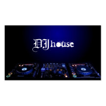 DJ, música, tarjeta de visita del entretenimiento
