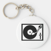 DJ - Placa giratoria Llaveros