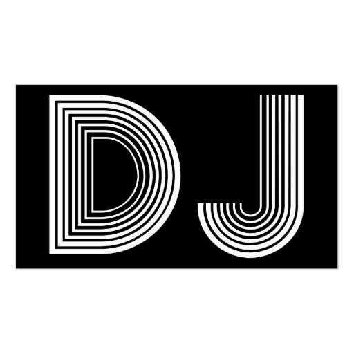 DJ PLANTILLA DE TARJETA PERSONAL