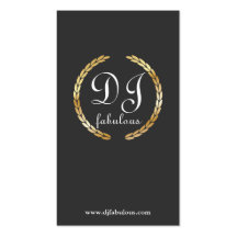 DJ - tarjetas de visita