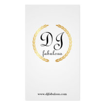 DJ - tarjetas de visita