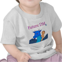 DM futuro del bebé de la camiseta de piel del more