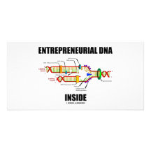 DNA emprendedor dentro Tarjeta Fotografica