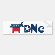 DNC ETIQUETA DE PARACHOQUE