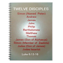 DOCE 6:13 de Lucas de los DISCÍPULOS - CUADERNO de