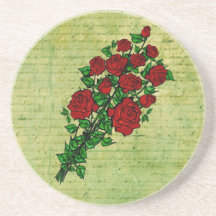 Docena rosas posavasos personalizados