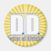 Doctor de la DD del LOGOTIPO de las siglas de la d Iman De Nevera
