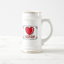 Doctor de la práctica de la familia taza