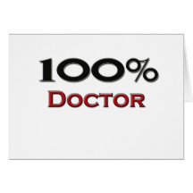Doctor del 100 por ciento tarjeton