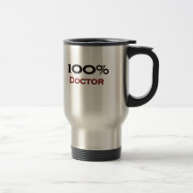 Doctor del 100 por ciento taza de café