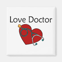 Doctor del amor imán de nevera
