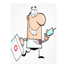 doctor divertido doc. en el dibujo animado del fun invitacion personalizada