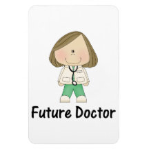 doctor futuro (chica) iman de vinilo