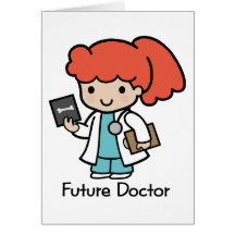 Doctor futuro - chica tarjetón