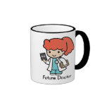 Doctor futuro - chica taza de café