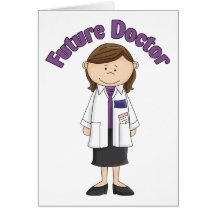 Doctor futuro niña felicitaciones