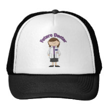 Doctor futuro niña gorro de camionero