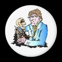 Doctor y paciente imanes