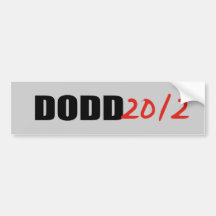 DODD DE CHRISS PEGATINA DE PARACHOQUE