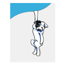 Dogo ceñido postal