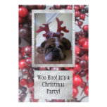 Dogo como invitaciones de la fiesta de Navidad del Comunicados
