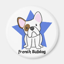 Dogo francés de la estrella de Kawaii Imanes Para Frigoríficos
