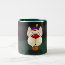Dogo francés Halloween tazas