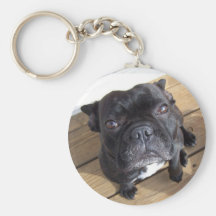 Dogo francés llavero personalizado