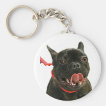 Dogo francés llaveros