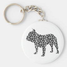 Dogo francés llaveros personalizados