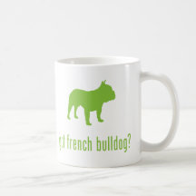 Dogo francés taza de café