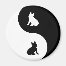 Dogo francés Yin Yang Iman De Nevera