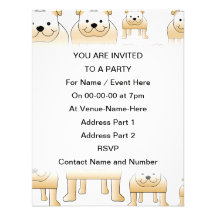 Dogos del cervatillo invitaciones personales 