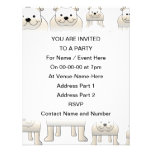 Dogos ingleses, blancos. Modelo de los perros Invitaciones Personalizada