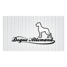 Dogue Allemand Cards Visitenkarten