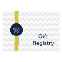dólar de arena del galón, registro de regalos de l tarjetas de visita