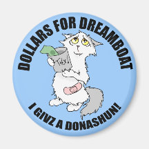 Dólares para Dreamboat 2,25" imán
