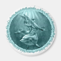 dolphin-7 imanes para frigoríficos