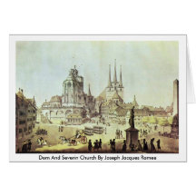 Dom e iglesia de Severin de José Jacques Ramee Felicitación