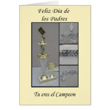 Dominoe de Feliz dia de los padres Tarjeton