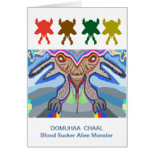 DOMUHAA CHAAL - Monstruo del extranjero del lechón Tarjeta