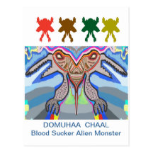 DOMUHAA CHAAL - Monstruo del extranjero del lechón Postales