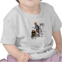 DON QUIJOTE, SANCHO, CAMISETA Camiseta de ROCINANT