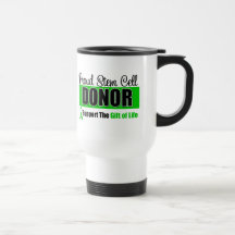 Donante orgulloso de la célula madre taza de café